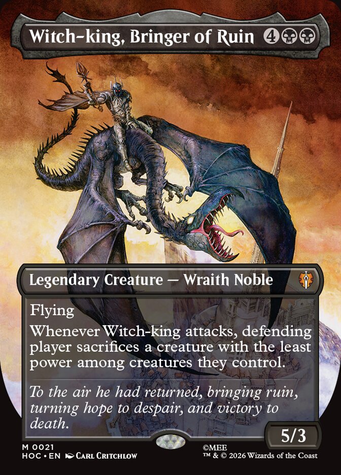 Witch-king, Bringer of Ruin Classic Artist