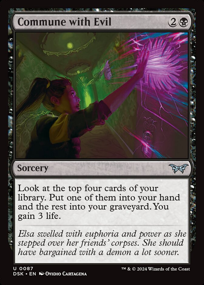 Commune with Evil Foil