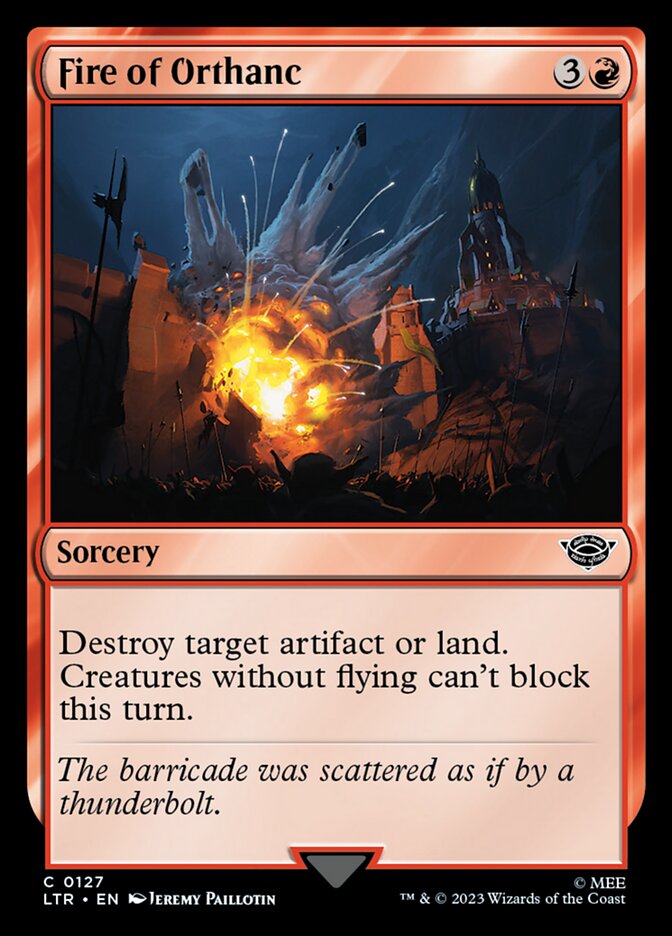 Fire of Orthanc Foil