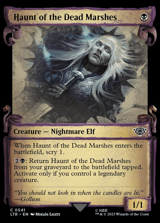 Haunt of the Dead Marshes Showcase Silver Foil