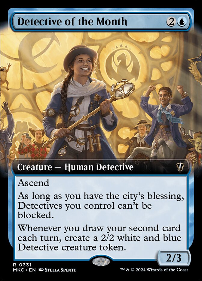 Detective of the Month Extended Art