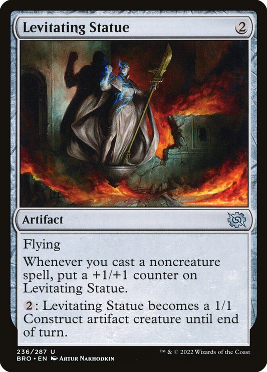 Levitating Statue Foil