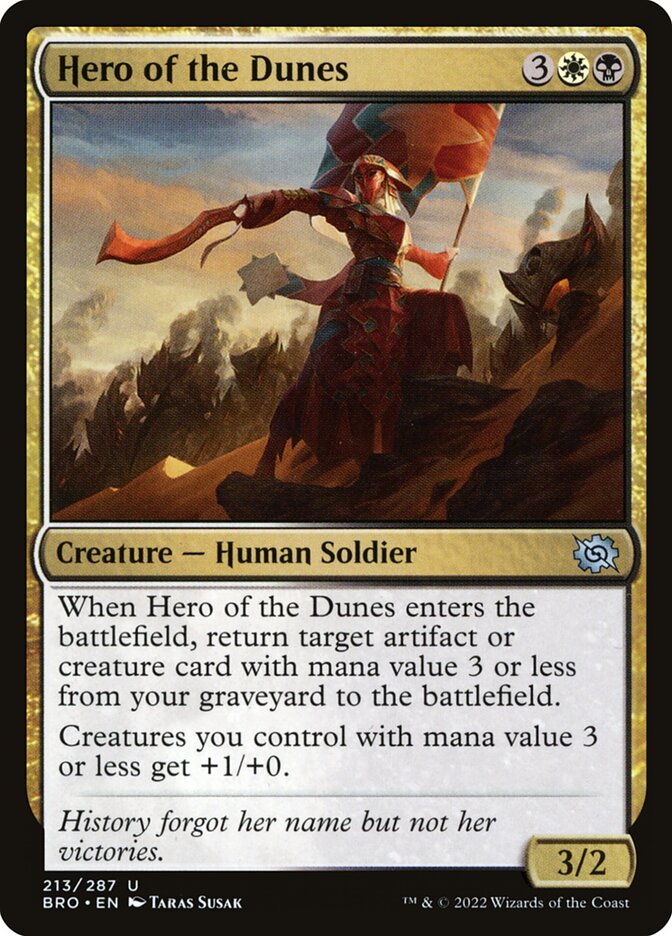 Hero of the Dunes Foil