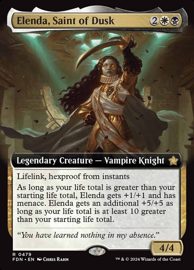 Elenda, Saint of Dusk Extended Art