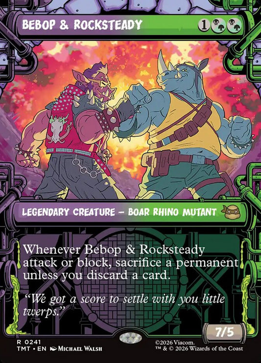 Bebop & Rocksteady Sewer Frame