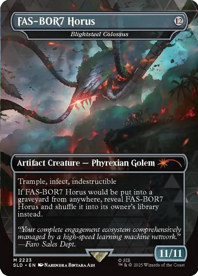 Blightsteel Colossus Secret Lair Foil