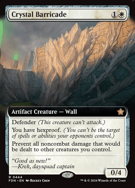 Crystal Barricade Extended Art
