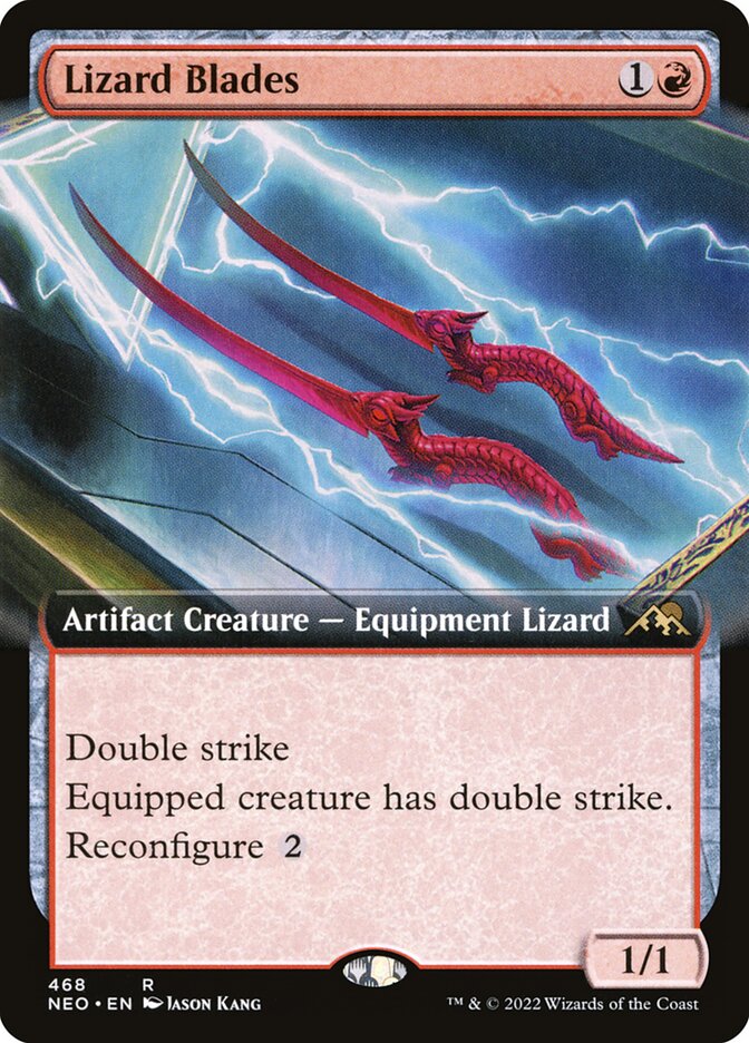 Lizard Blades Extended Art