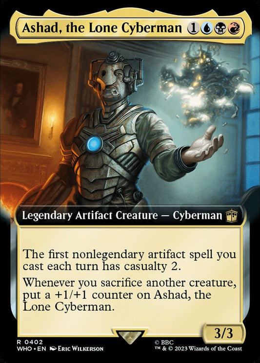 Ashad, the Lone Cyberman Extended Art Foil