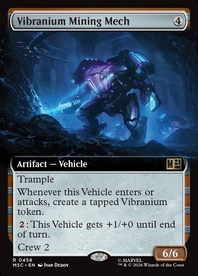 Vibranium Mining Mech Extended Art