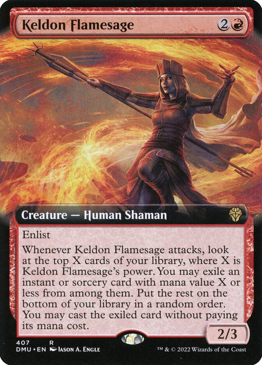 Keldon Flamesage Extended Art