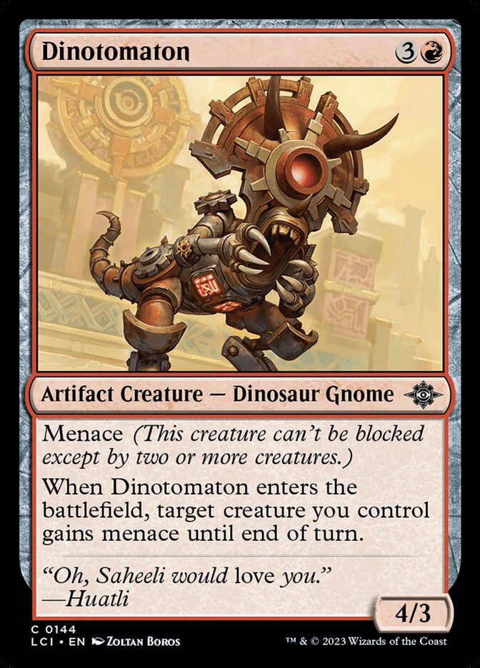 Dinotomaton Foil