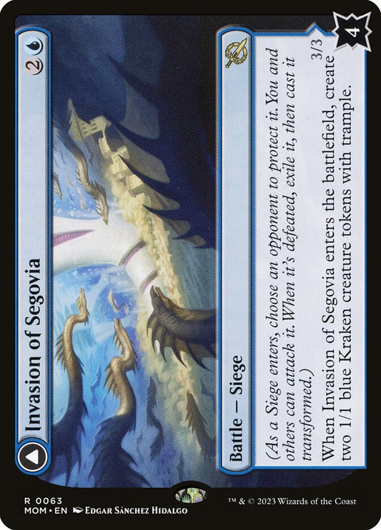 Invasion of Segovia // Caetus, Sea Tyrant of Segovia Foil