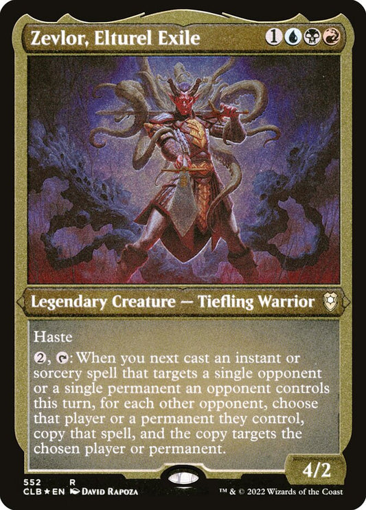Zevlor, Elturel Exile Etched Foil