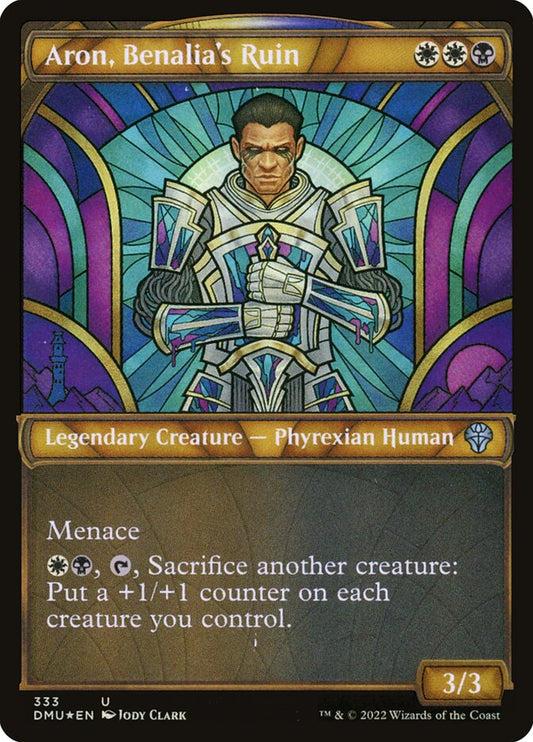 Aron, Benalia's Ruin Textured Foil