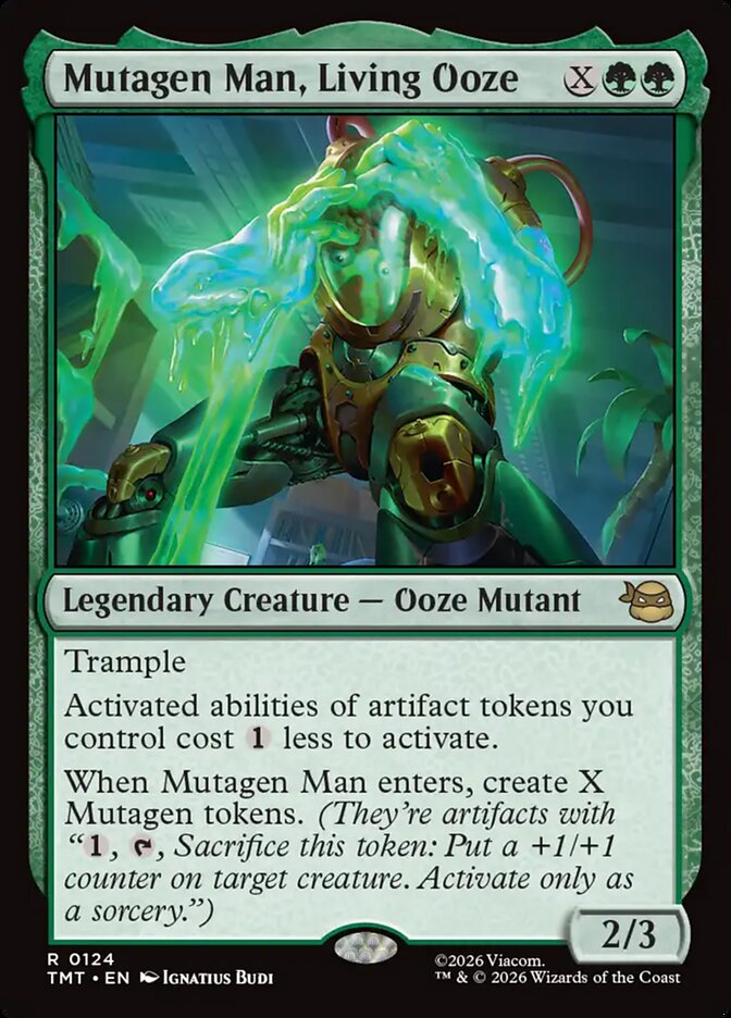 Mutagen Man, Living Ooze Foil