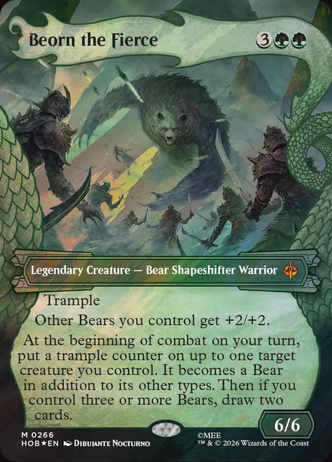 Beorn the Fierce Dragon Frame Surge Foil
