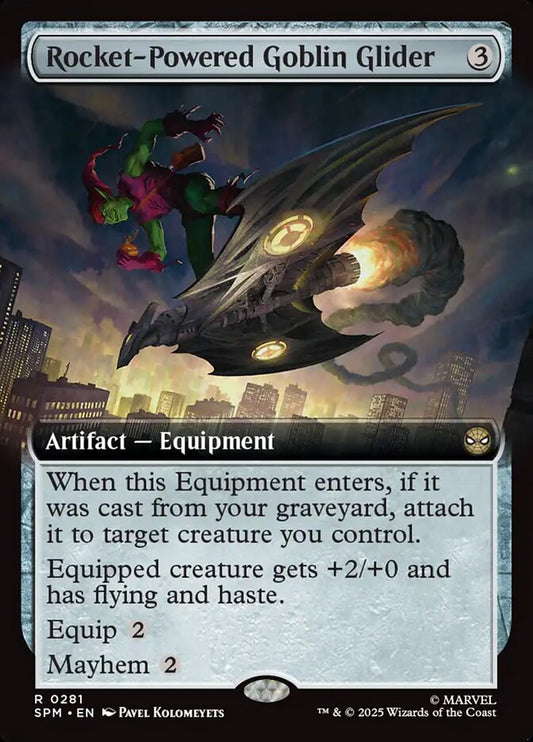 Rocket-Powered Goblin Glider Extended Art