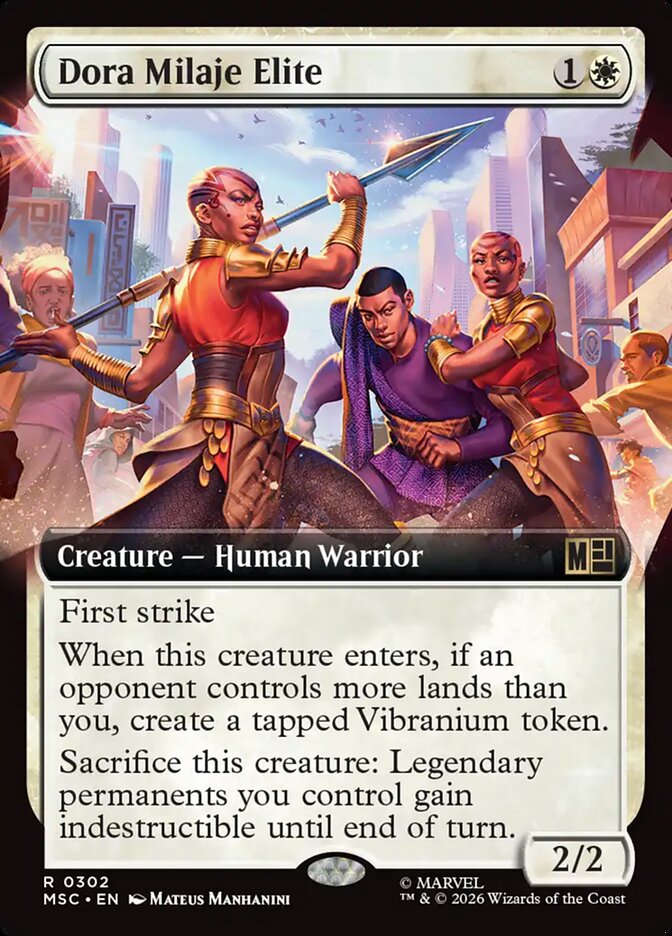 Dora Milaje Elite Extended Art