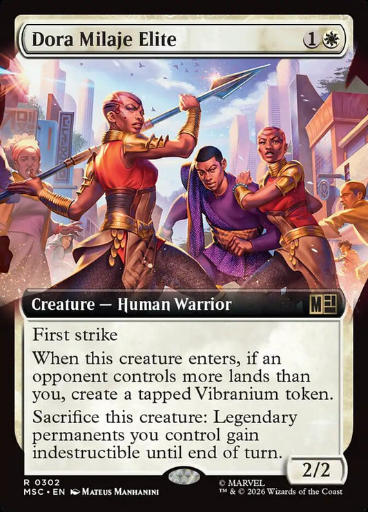 Dora Milaje Elite Extended Art