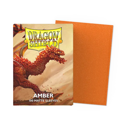 Micas Dragon Shield Amber - Matte Sleeves