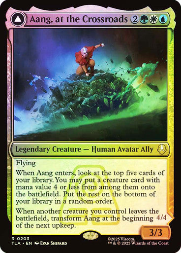 Aang, at the Crossroads // Aang, Destined Savior Foil