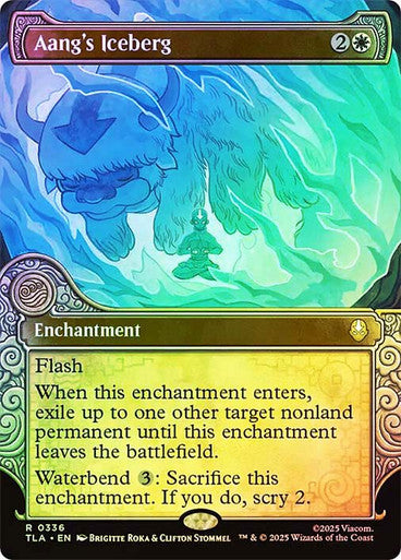 Aang's Iceberg Alter Elemental Frame Foil