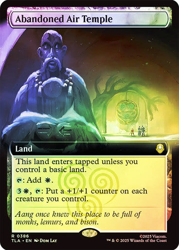 Abandoned Air Temple Extended Art Foil