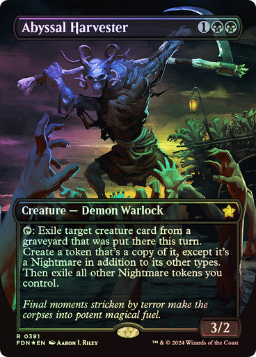 Abyssal Harvester Borderless Foil