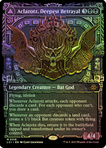 Aclazotz, Deepest Betrayal // Temple of the Dead Showcase Foil