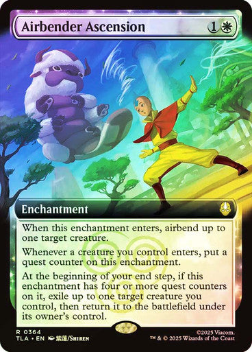 Airbender Ascension Extended Art Foil
