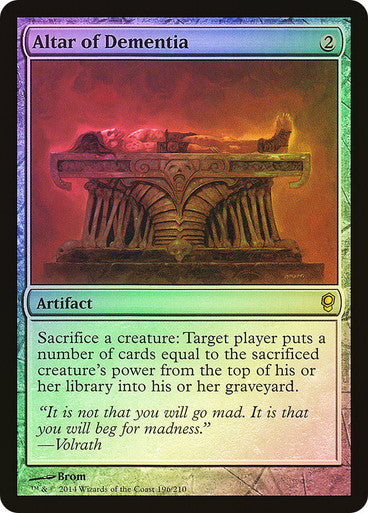 Altar of Dementia Foil