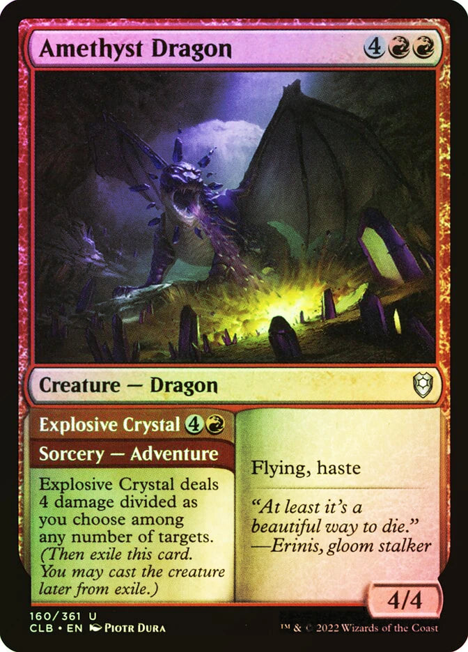 Amethyst Dragon // Explosive Crystal Foil