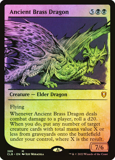 Ancient Brass Dragon Showcase Foil