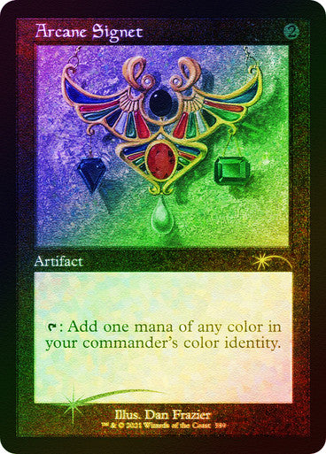 Arcane Signet Secret Lair Foil Etched