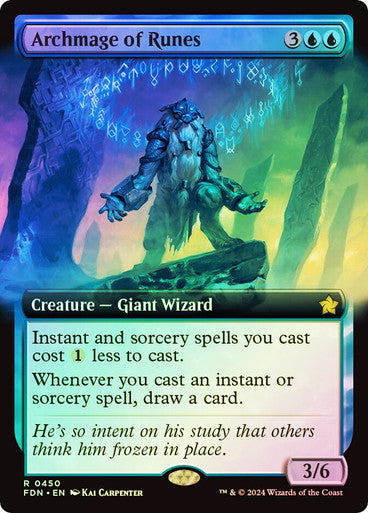 Archmage of Runes Extended Art Foil