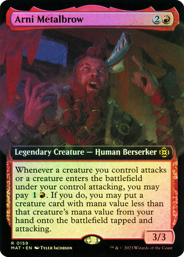 Arni Metalbrow Extended Art Foil