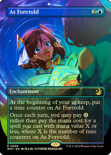 As Foretold Borderless Anime Foil