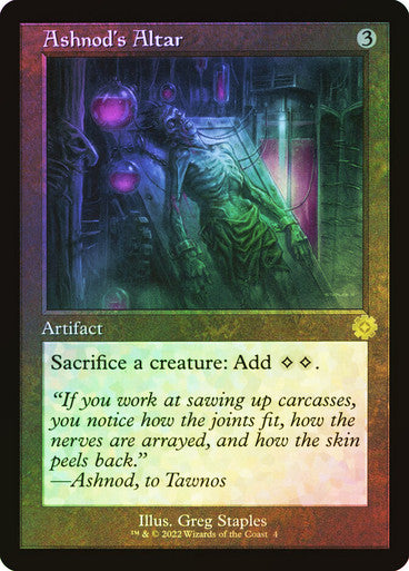 Ashnod's Altar Retro Frame Foil