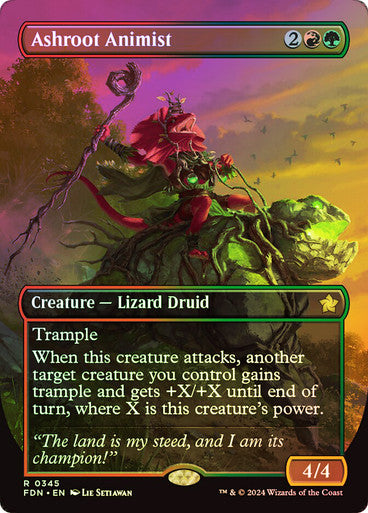 Ashroot Animist Borderless Foil