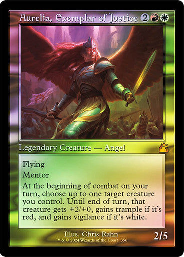 Aurelia, Exemplar of Justice Retro Frame Foil