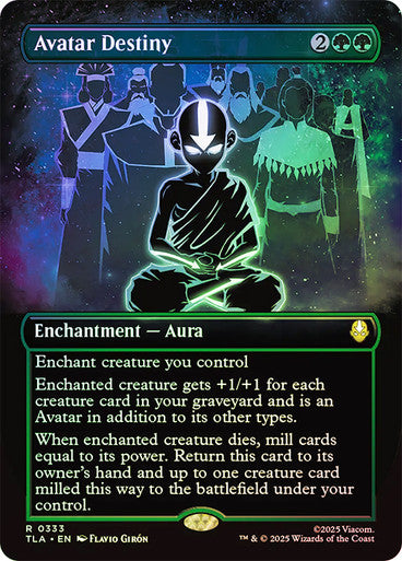 Avatar Destiny Borderless Battle Pose Foil