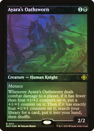 Ayara's Oathsworn Etched Foil