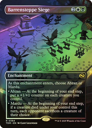 Barrensteppe Siege Borderless Foil