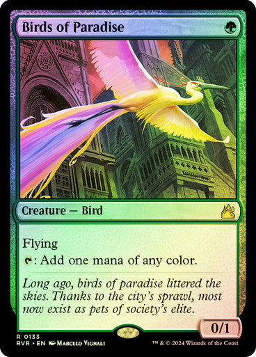 Birds of Paradise Foil