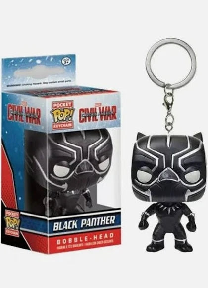 POP! KEYCHAIN BLACK PANTHER (CAPTAIN AMERICA: CIVIL WAR)