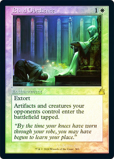 Blind Obedience Retro Frame Foil