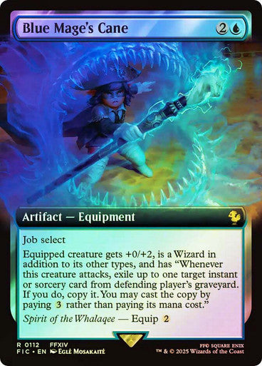 Blue Mage's Cane Extended Foil