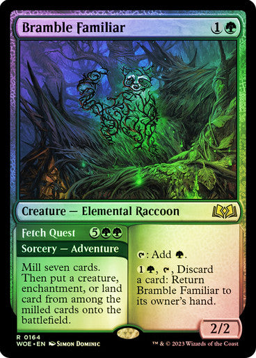 Bramble Familiar // Fetch Quest Foil