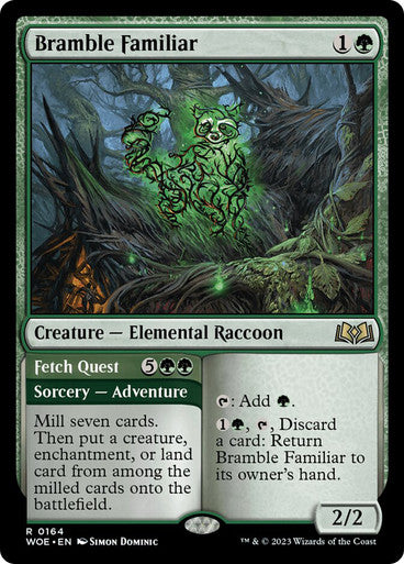 Bramble Familiar // Fetch Quest Foil